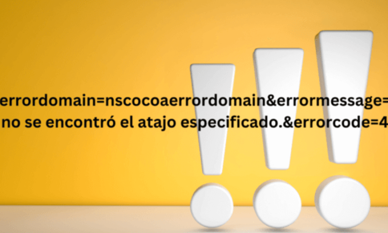 errordomain=nscocoaerrordomain&errormessage=no se encontró el atajo especificado.&errorcode=4